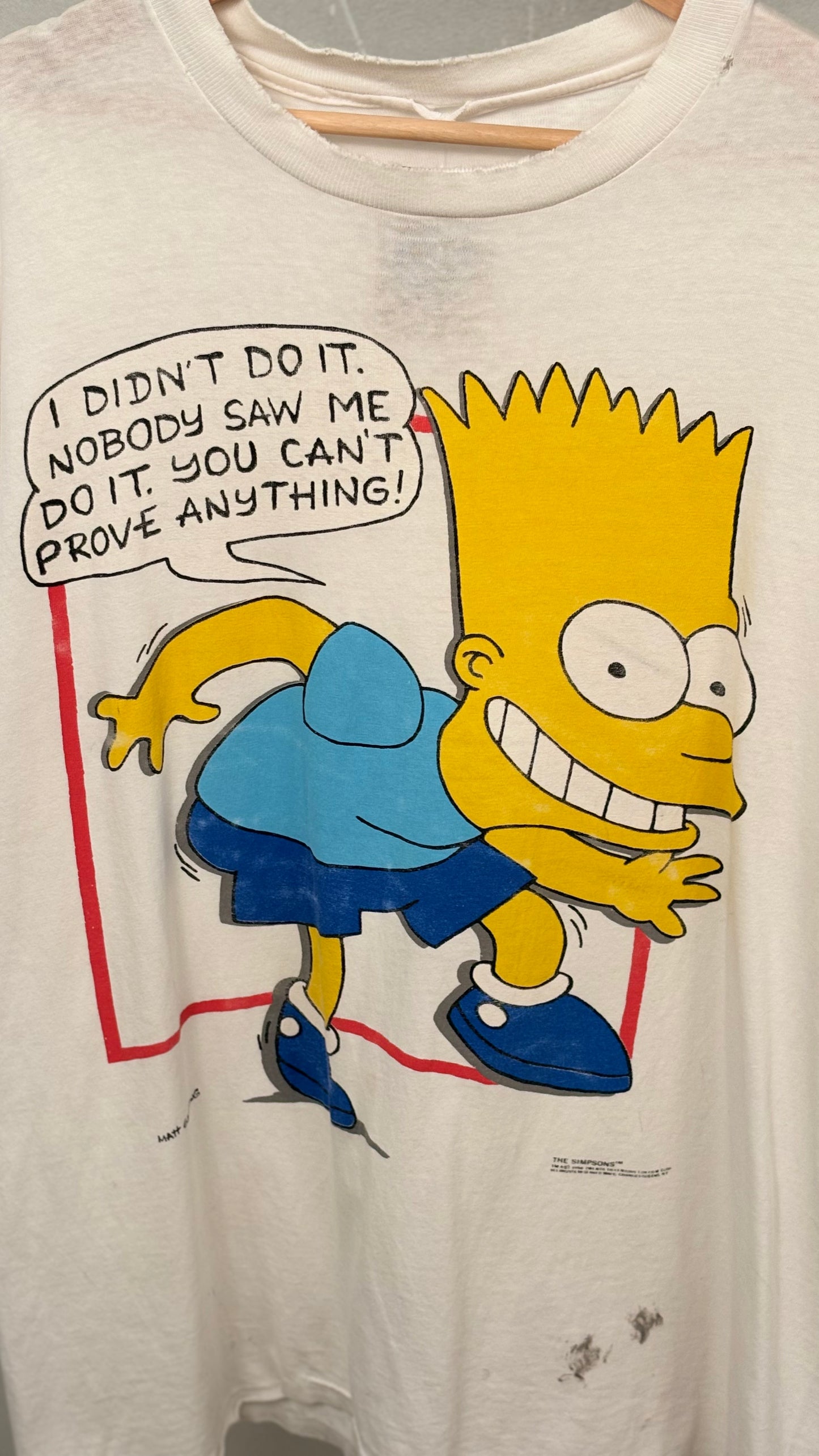 1990 Bart Simpson T-Shirt