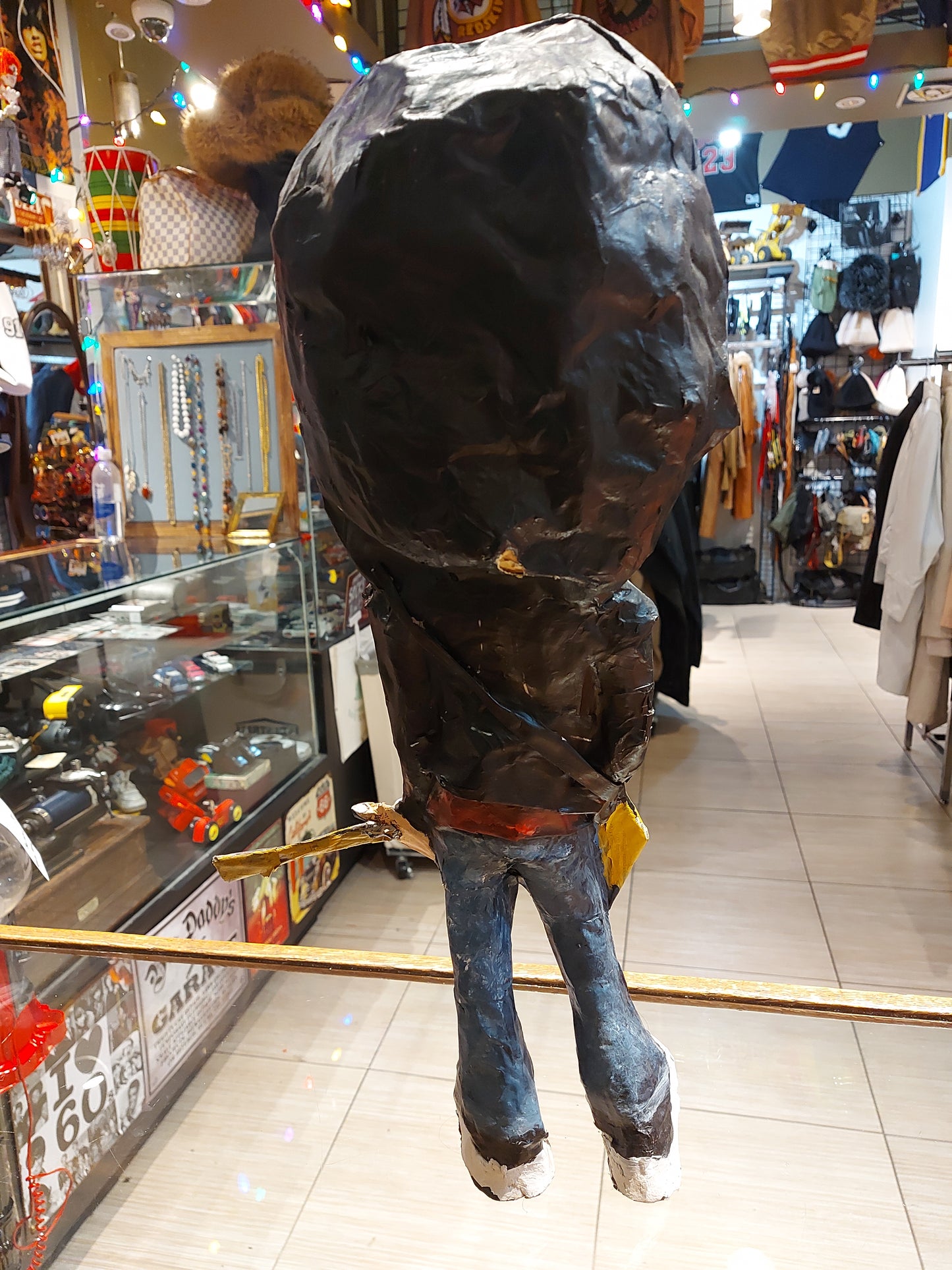 Jerry Garcia Paper Mache Figure