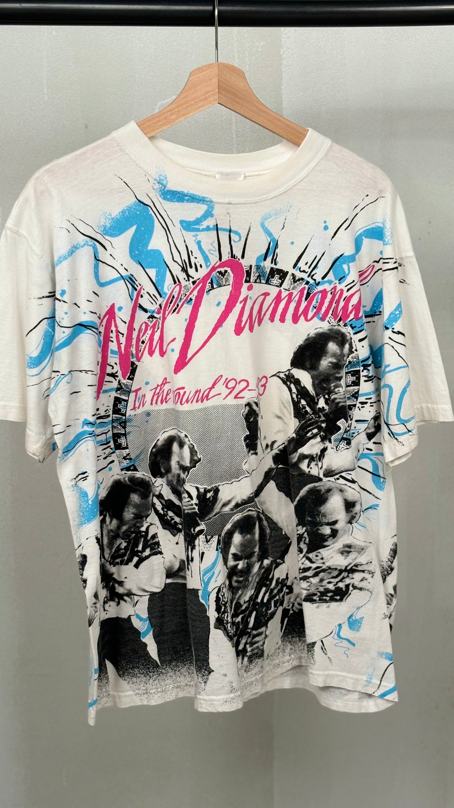 1992 Neil Diamond In The Round Tour T-Shirt