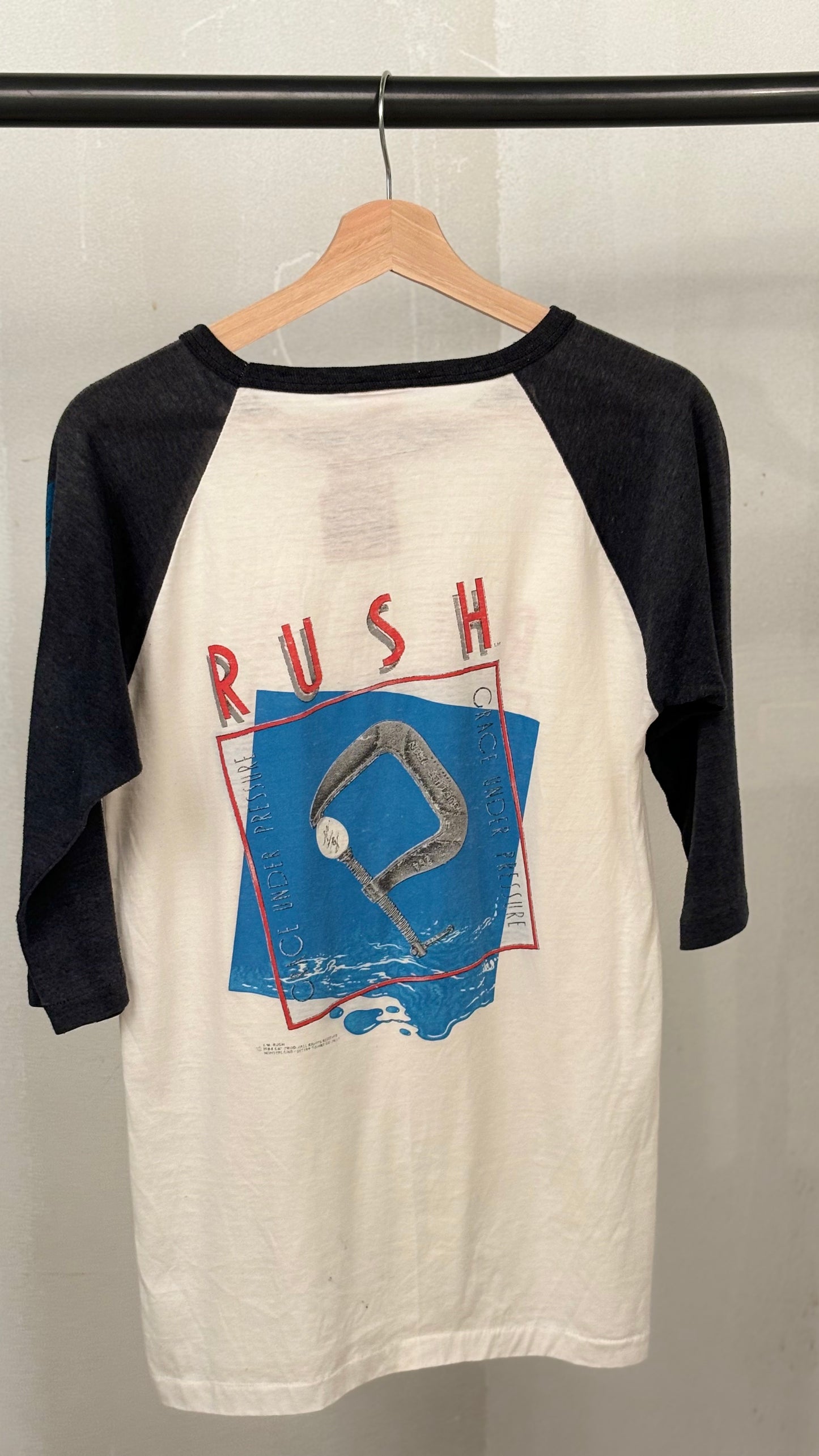 1984 Rush Grace Under Pressure T-Shirt