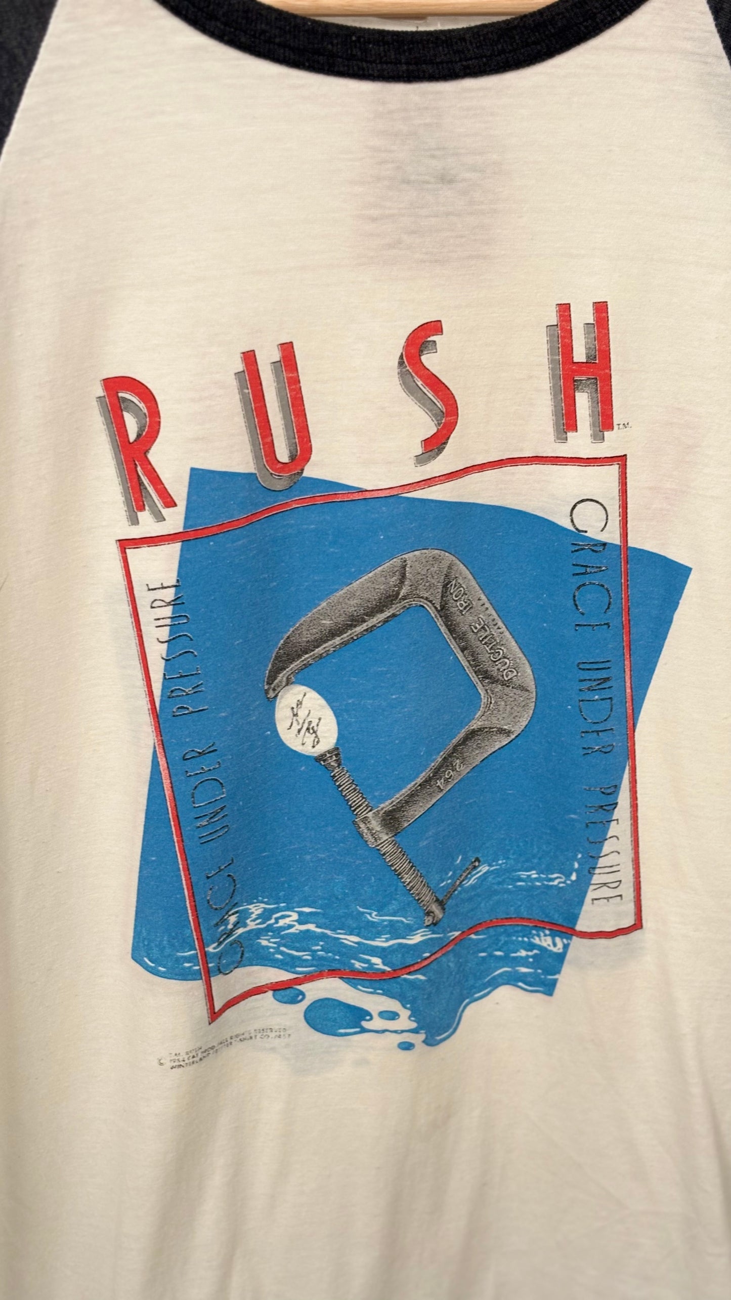1984 Rush Grace Under Pressure T-Shirt