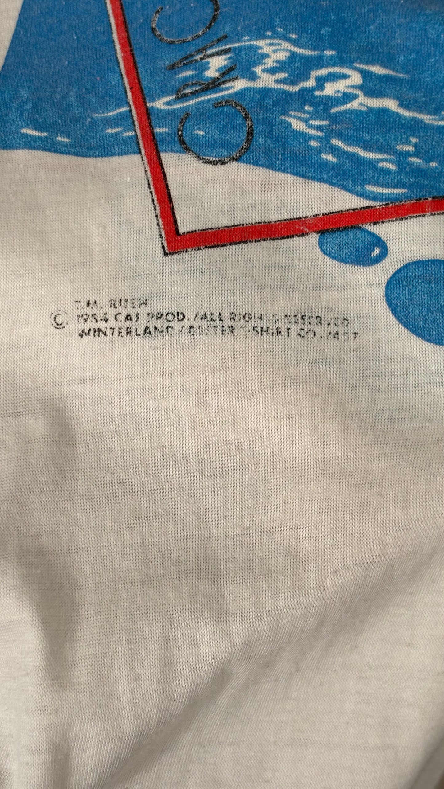 1984 Rush Grace Under Pressure T-Shirt