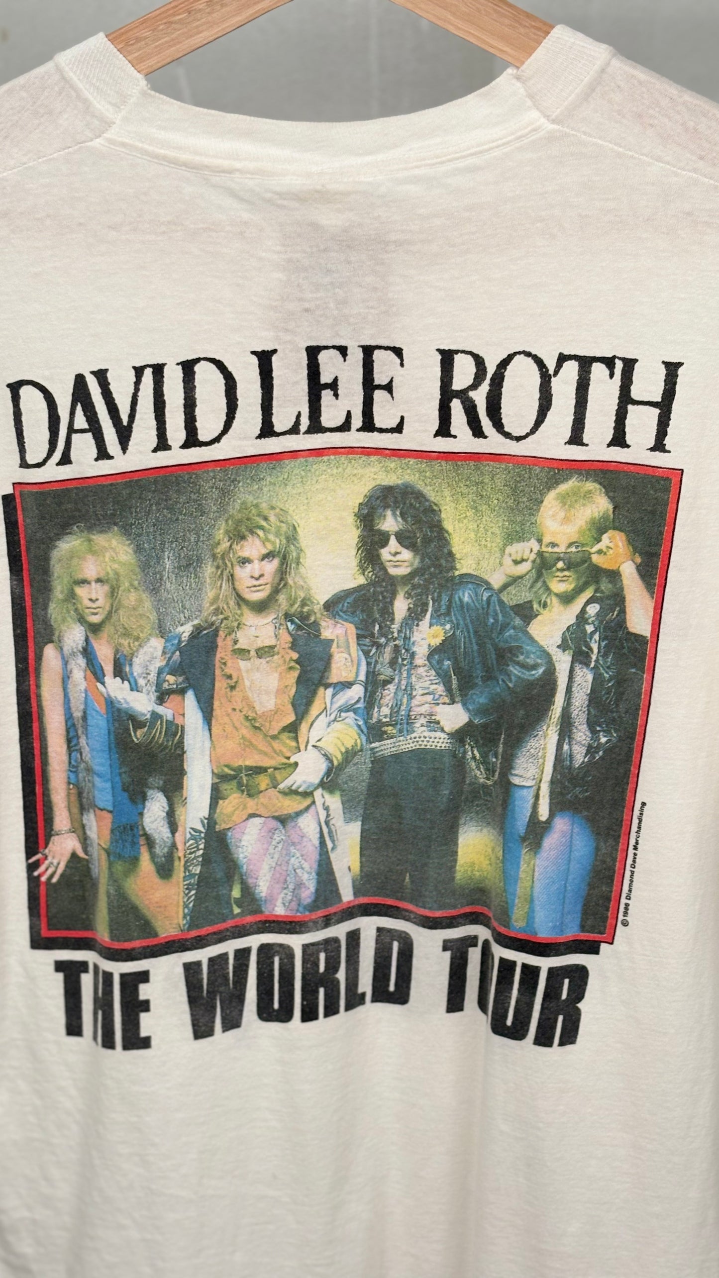 1986 David Lee Roth World Tour T-Shirt