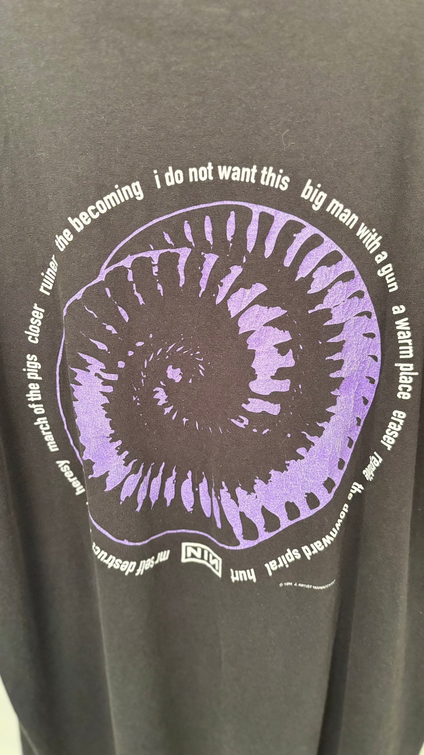 1994 NIN Downward Spiral T-Shirt