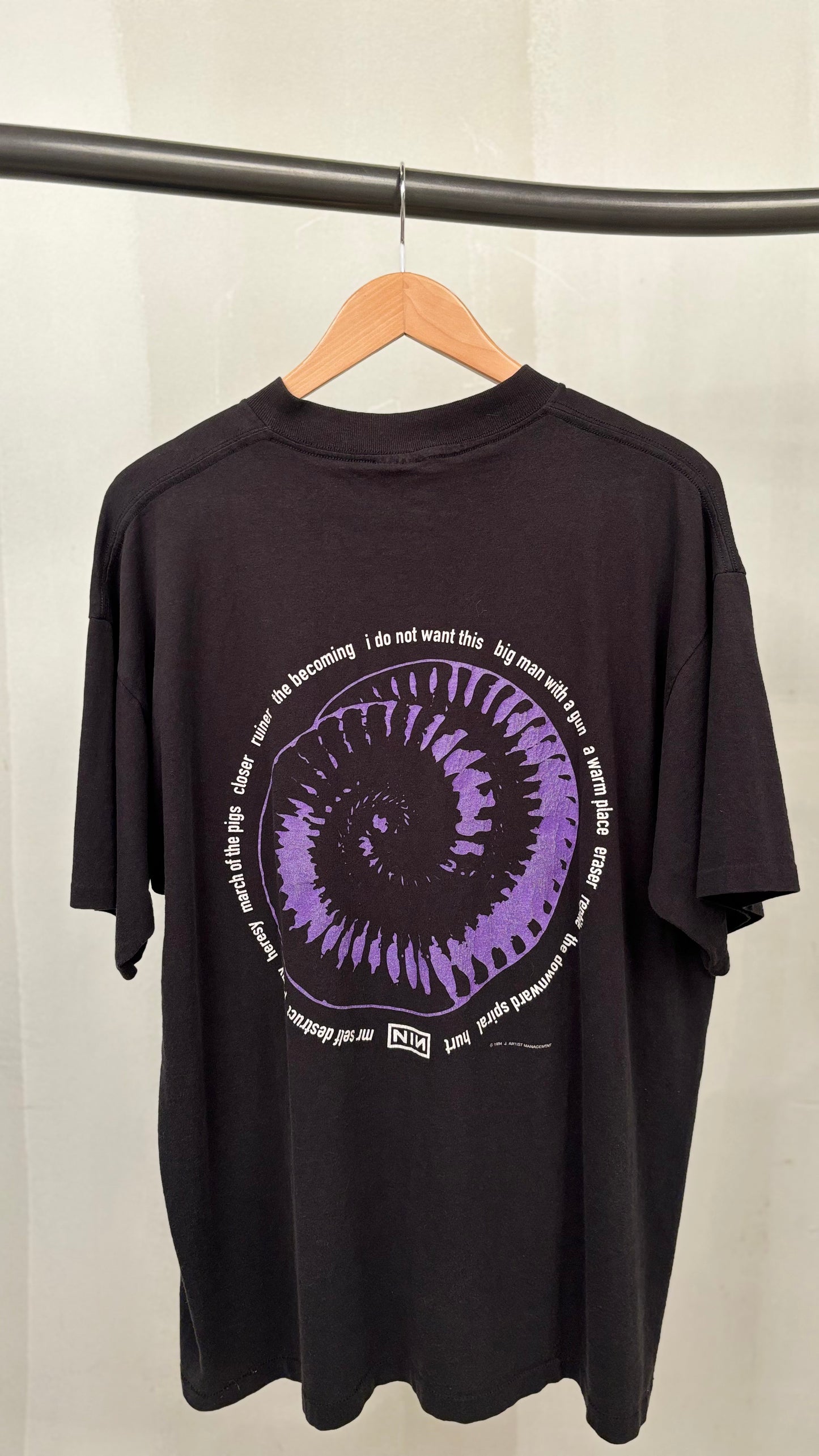 1994 NIN Downward Spiral T-Shirt