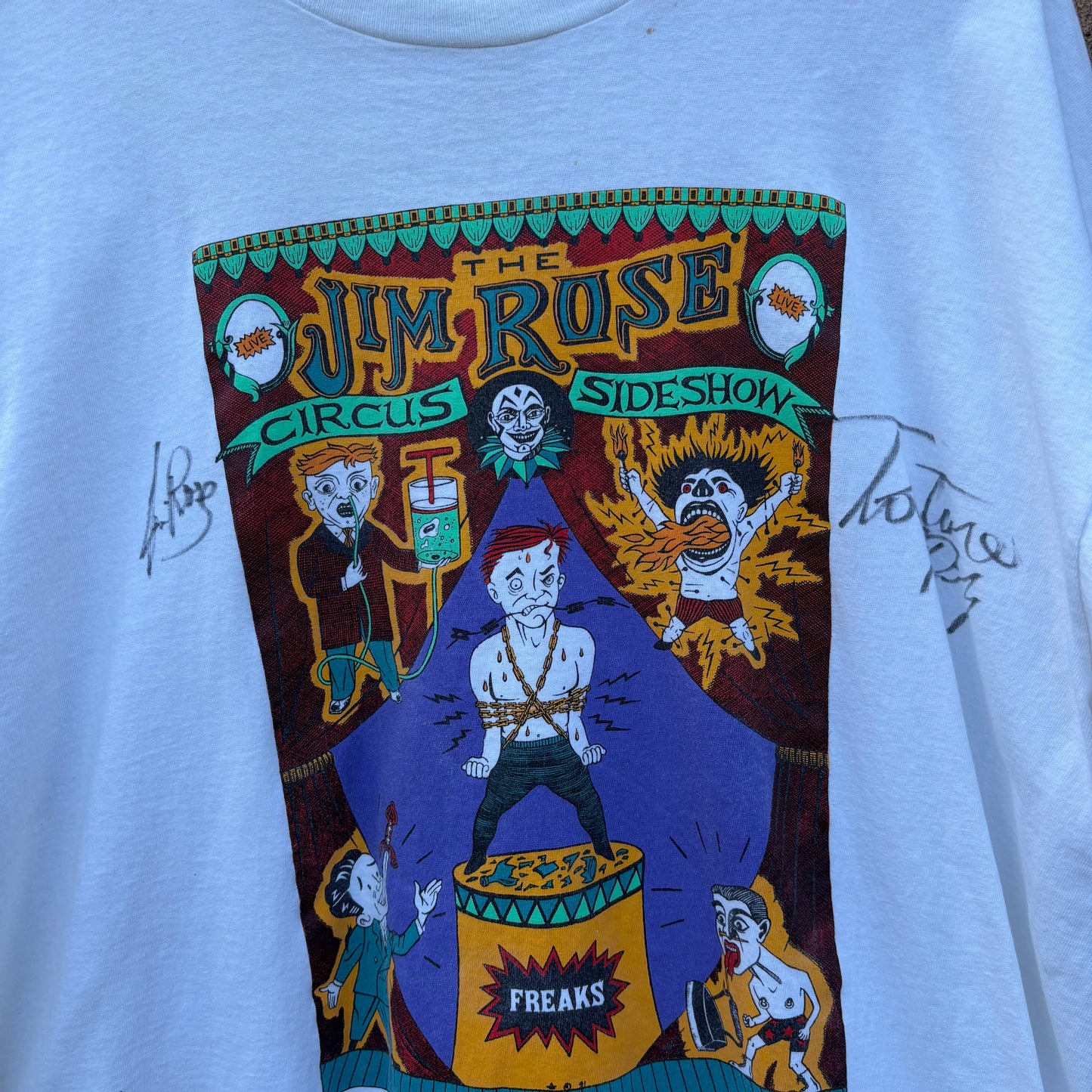The Jim Rose Circus Signed Tee