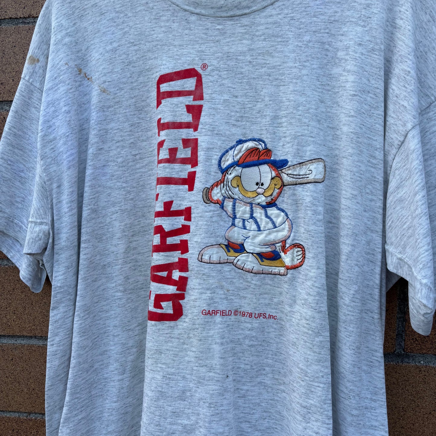 Garfield Embroidered Tee
