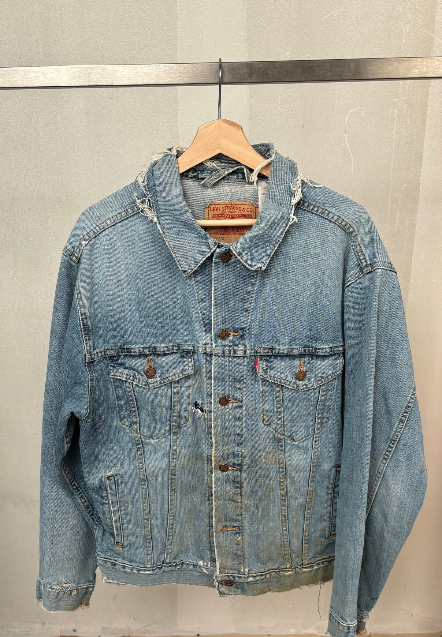 Levi's Distressed Denim Jacket