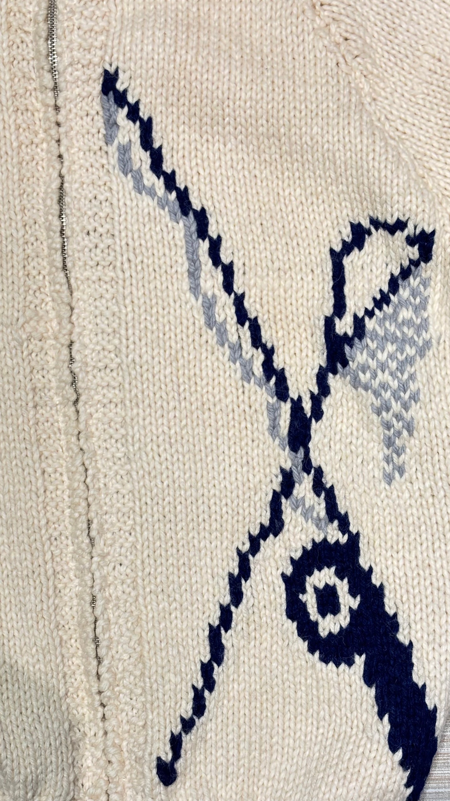 Fish Graphic Cowichan Sweater