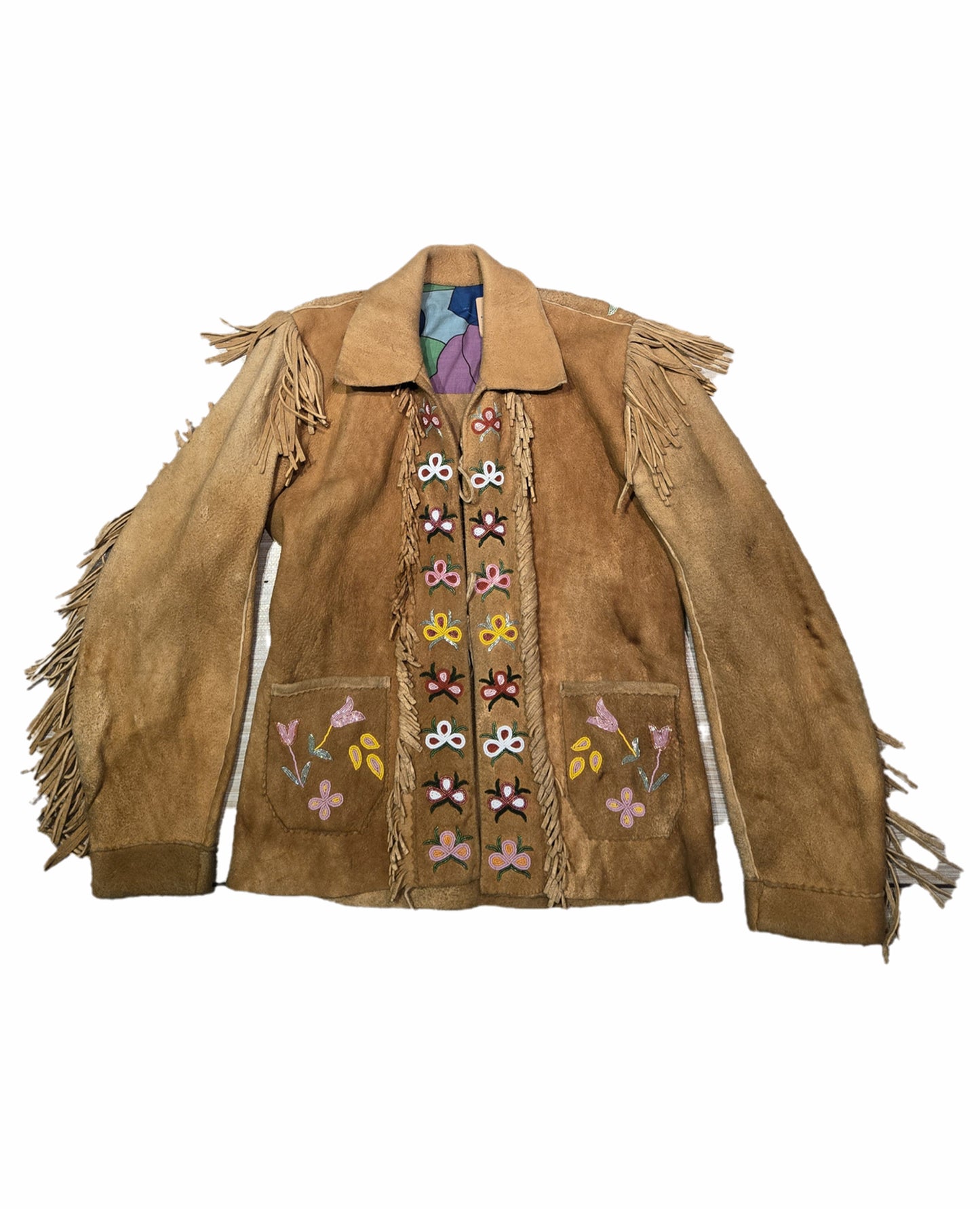 Hand Sewn Hide Fringe Jacket
