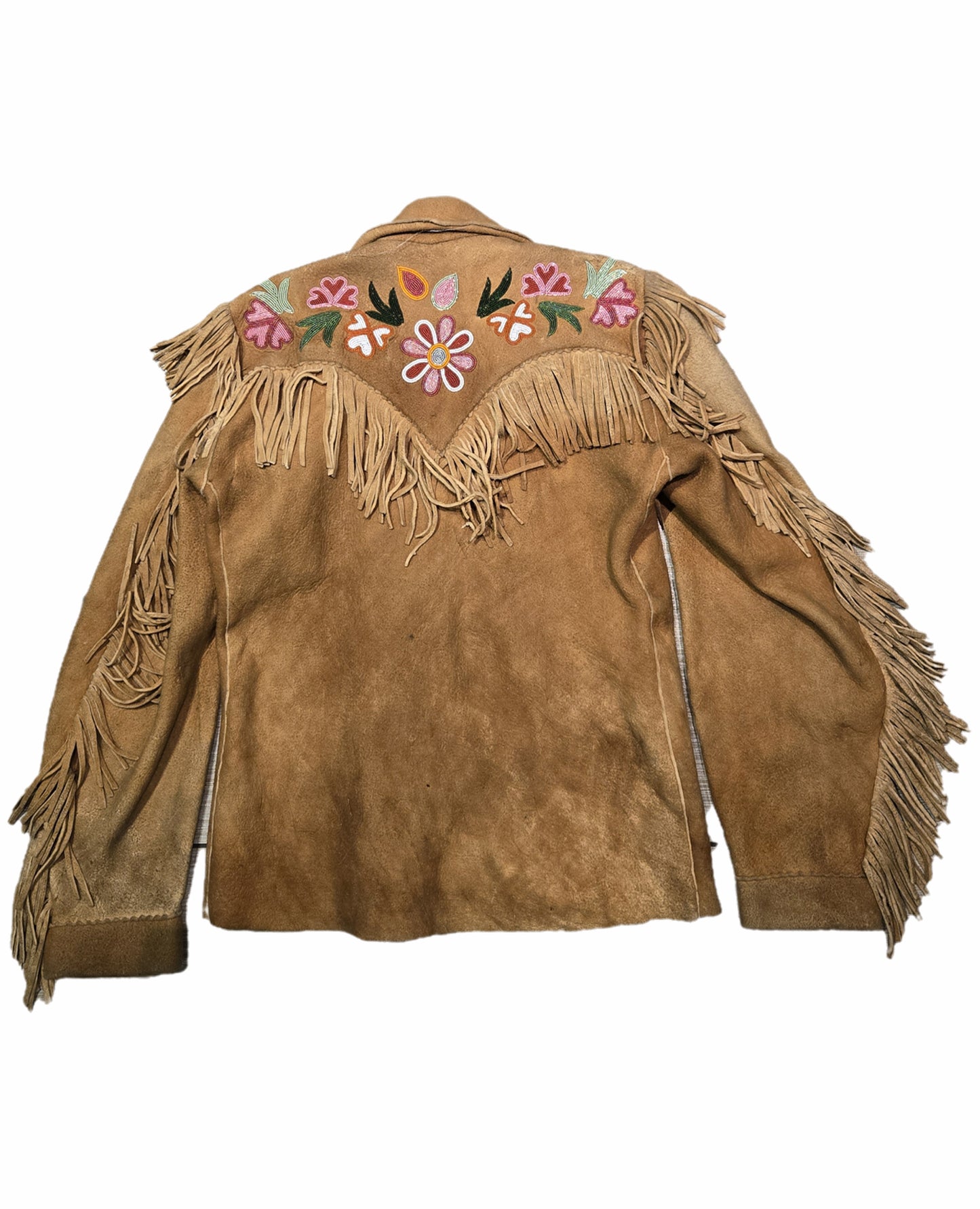 Hand Sewn Hide Fringe Jacket
