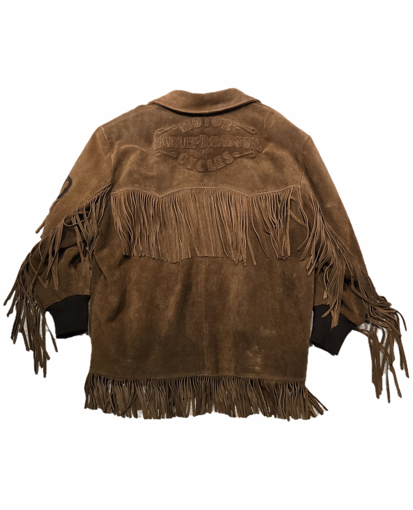 Harley Davidson Leather Fringe Jacket