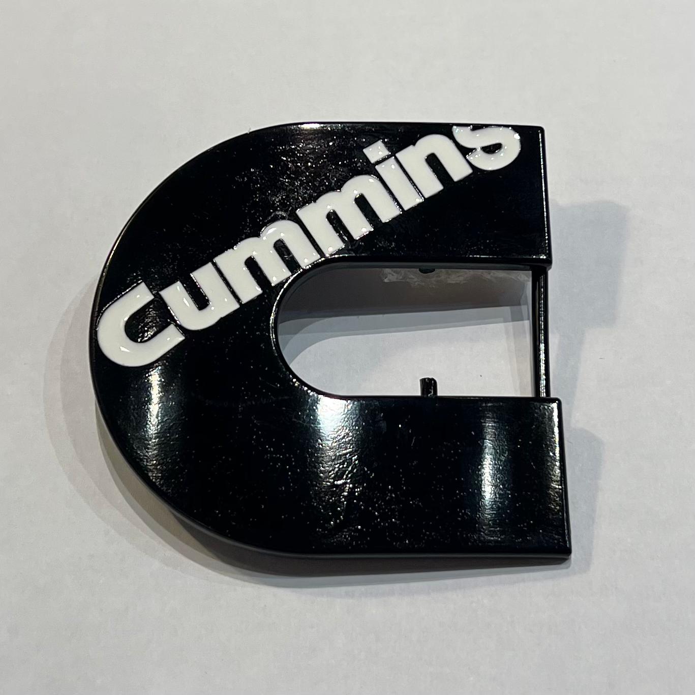 Black Cummins Belt Buckle