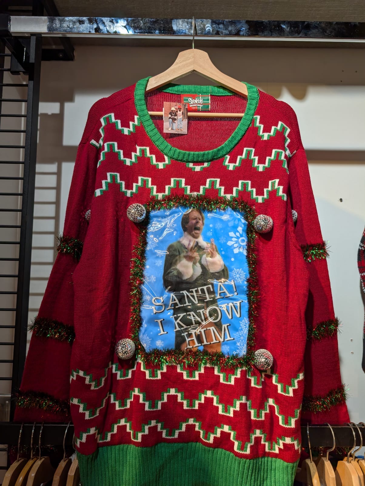 Elf "I Know Him" Christmas Sweater