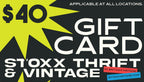 Stoxx Vintage Email Gift Card