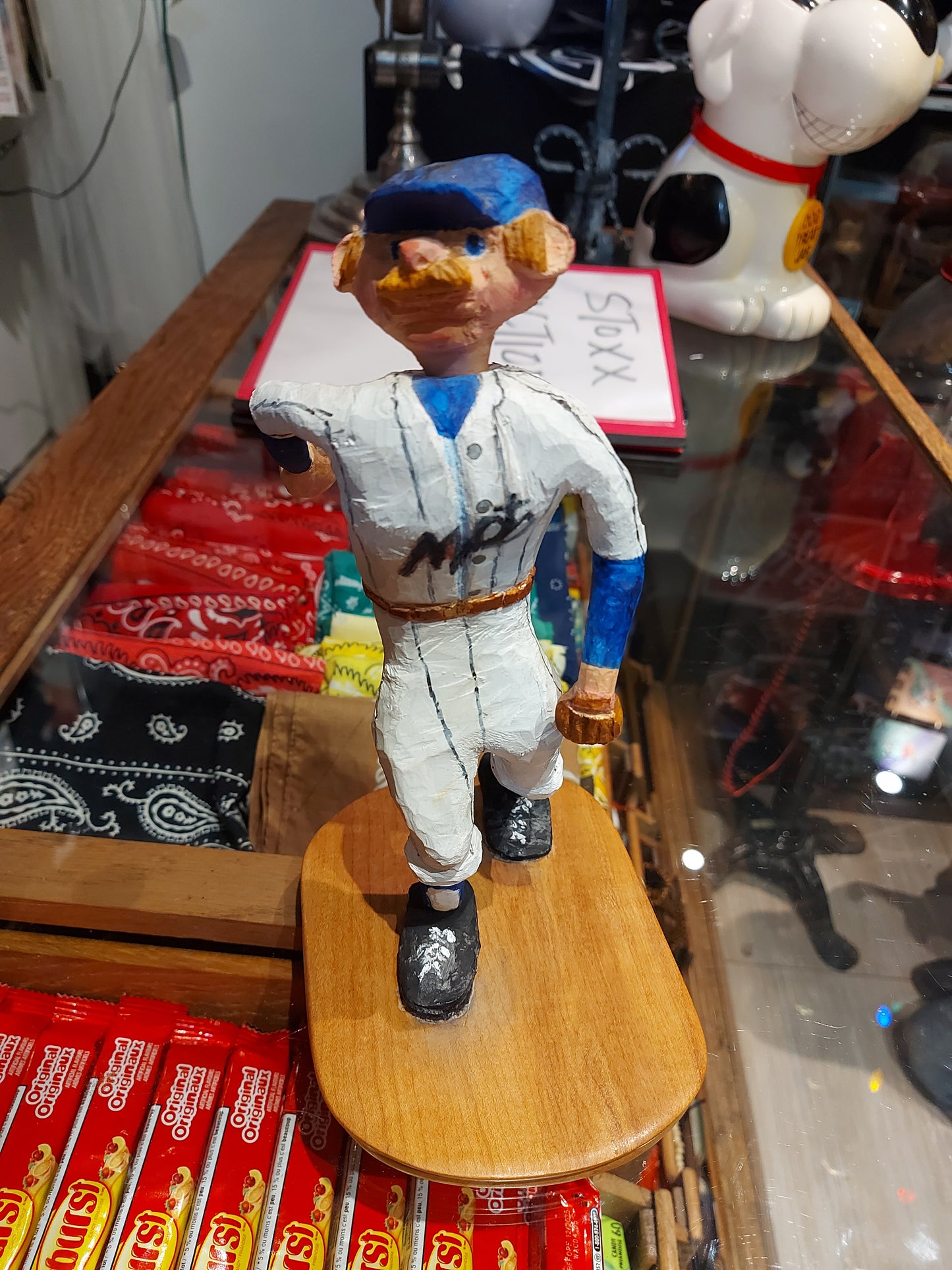 Carved Mets Figure