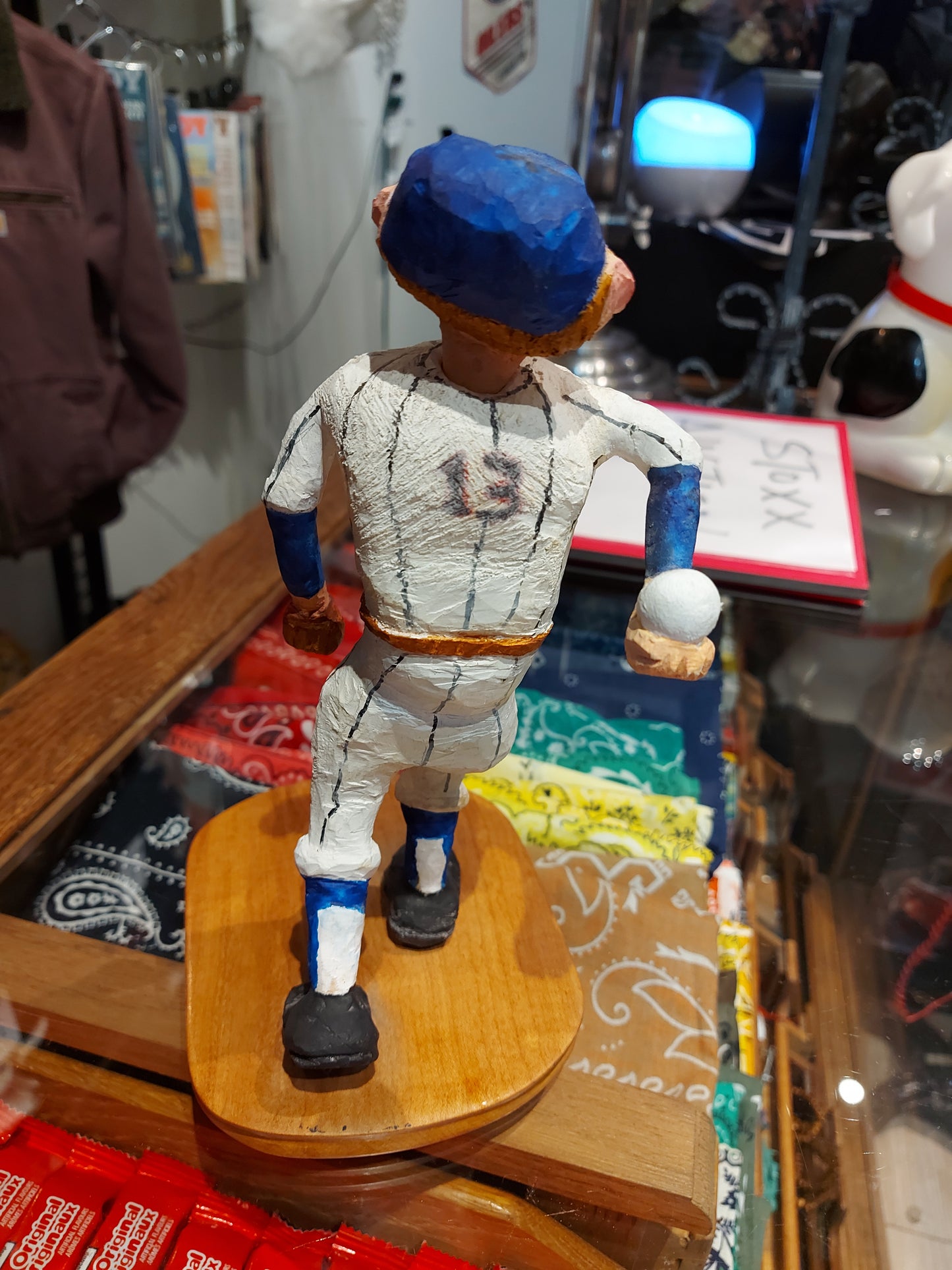 Carved Mets Figure