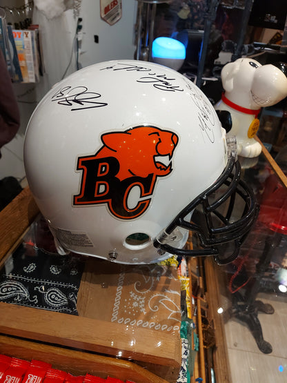 BC Lions Signed Helmet