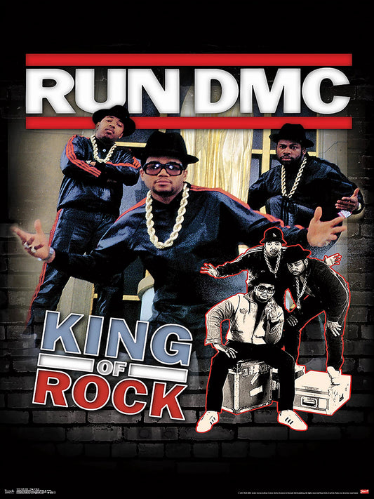 Run DMC "King of Rock" Poster