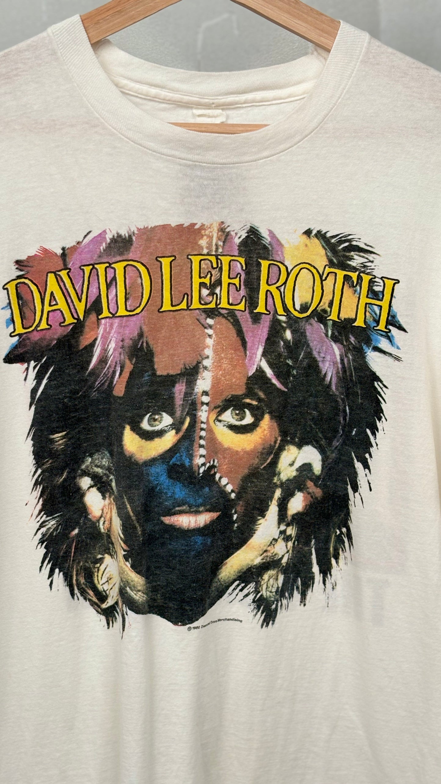 1986 David Lee Roth World Tour T-Shirt