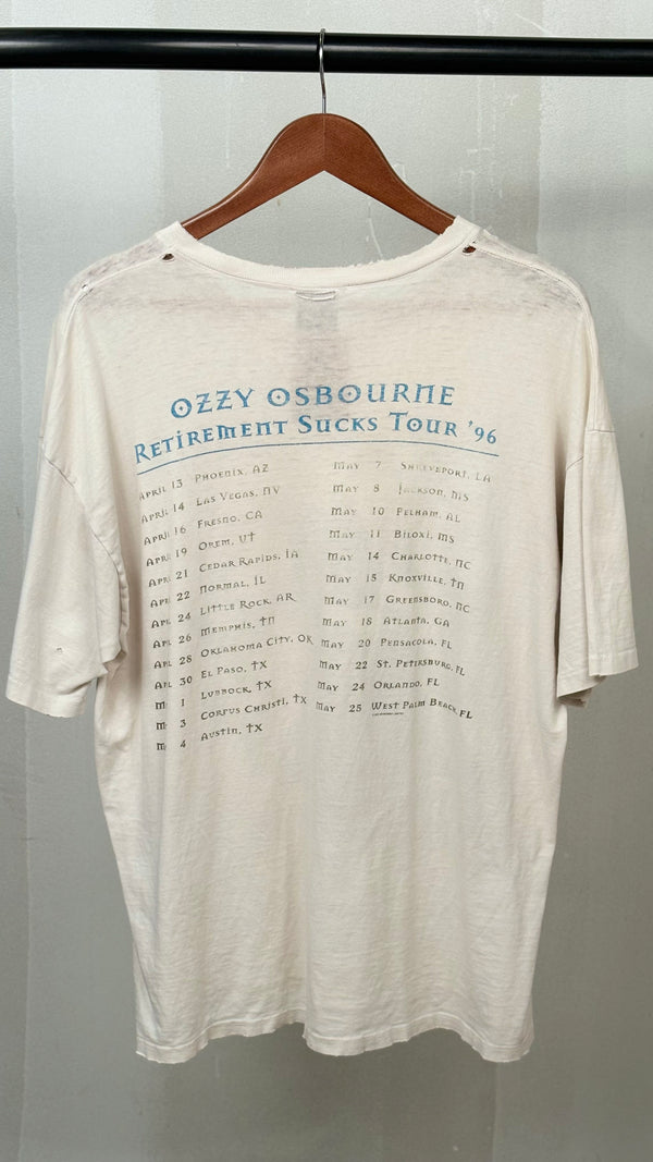 1996 Ozzy Osborne Retirement Sucks Tour T-Shirt