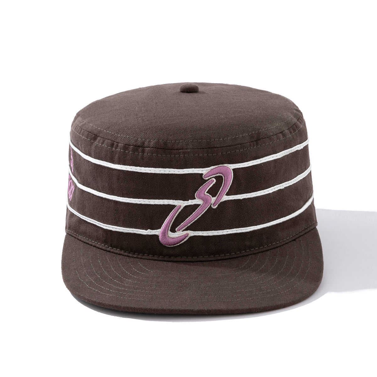 Stoxx Striped Pillbox Cap