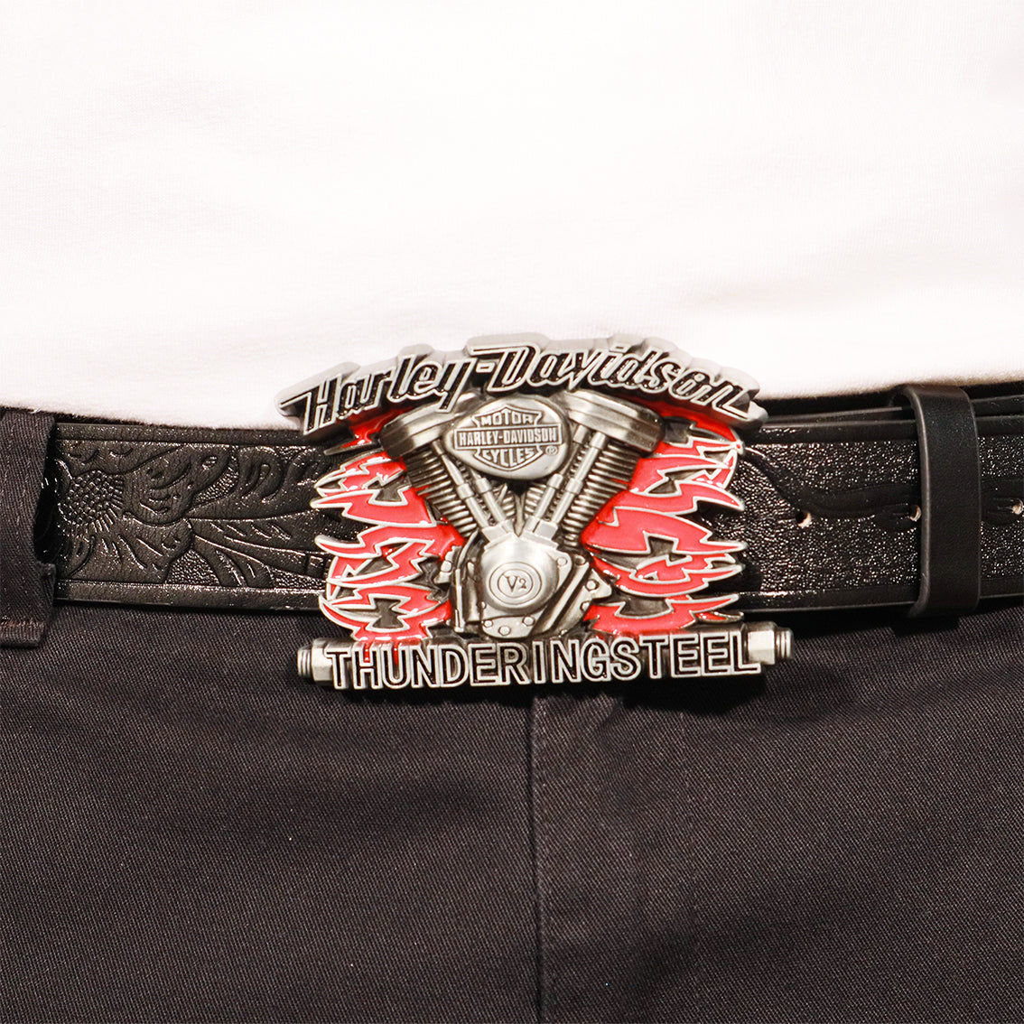 Harleton Buckle Harley Davidson Thundering Buckle – STOXX THRIFT & VINTAGE