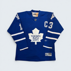 Reebok Toronto Maple Leafs Mats Sundin #13 NHL hockey jersey — Size L
