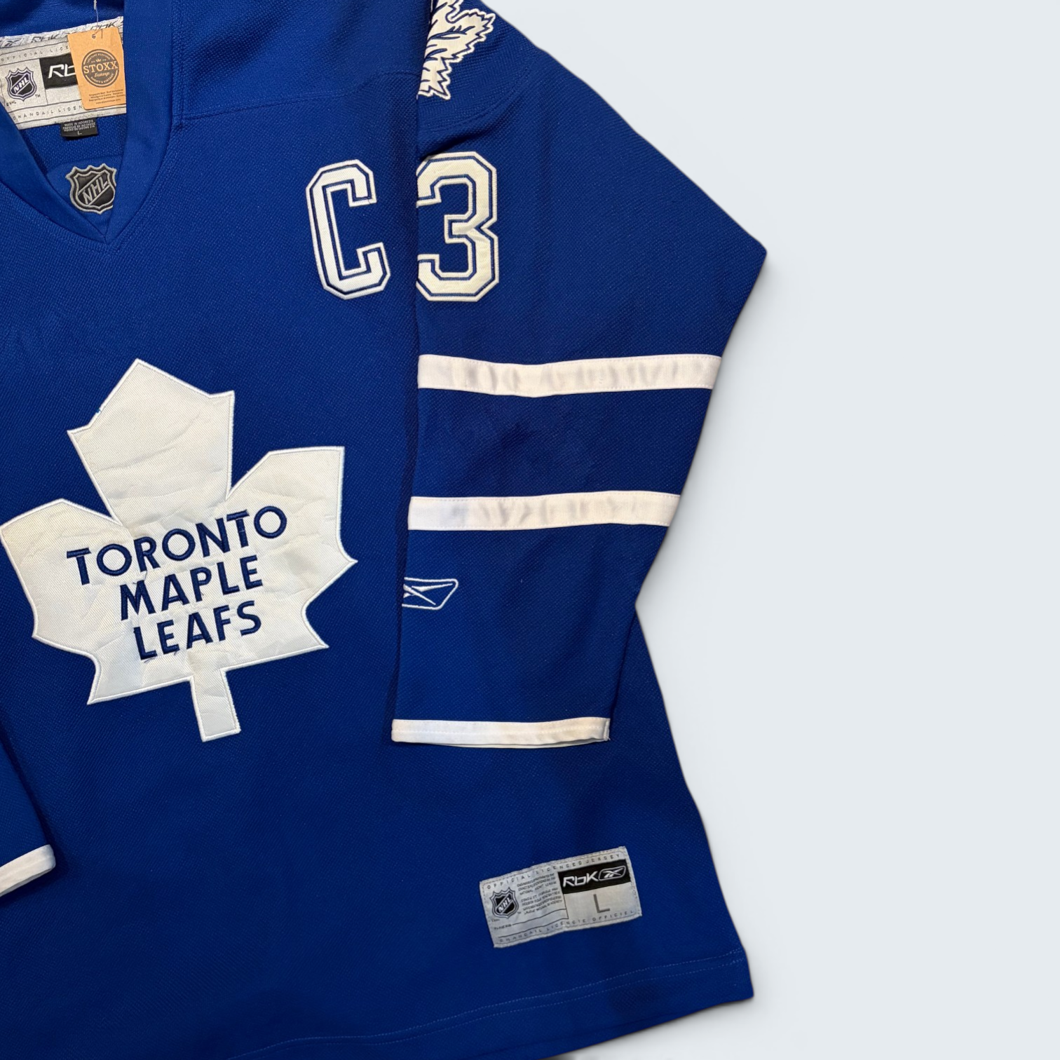 Reebok Toronto Maple Leafs Mats Sundin #13 NHL hockey jersey — Size L