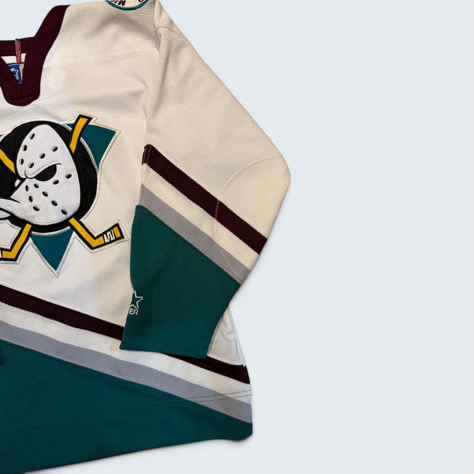 Starter Mighty Ducks of Anaheim blank NHL hockey jersey — Size S