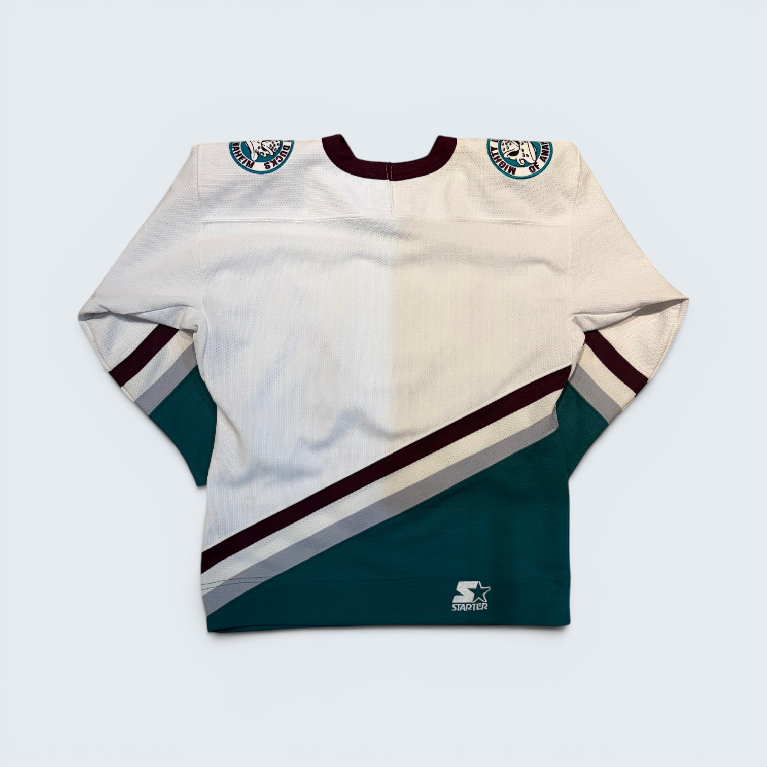 Starter Mighty Ducks of Anaheim blank NHL hockey jersey — Size S