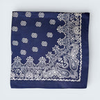Paisley & Bandana Print Silk Like scarf