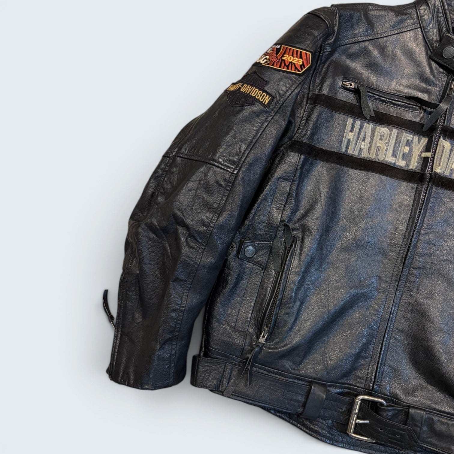 Harley-Davidson - Riding Gear leather Motorcycle Jacket - Size L