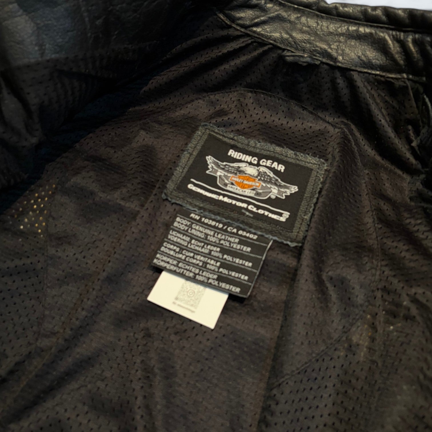 Harley-Davidson - Riding Gear leather Motorcycle Jacket - Size L