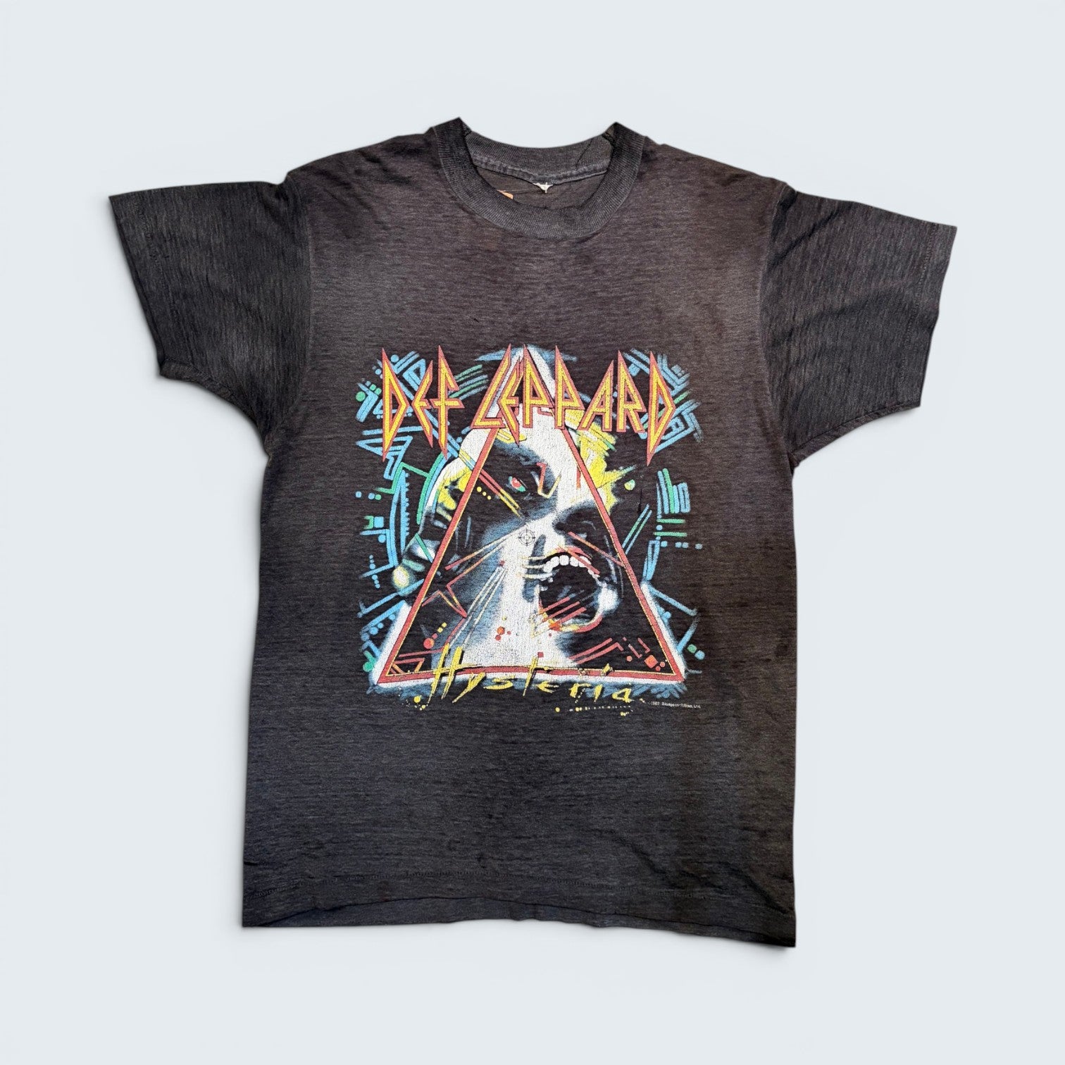 Def Leppard Hysteria Tour 1987 band Band Tee