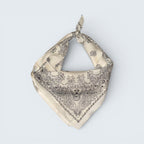 Paisley & Bandana Print Silk Like scarf