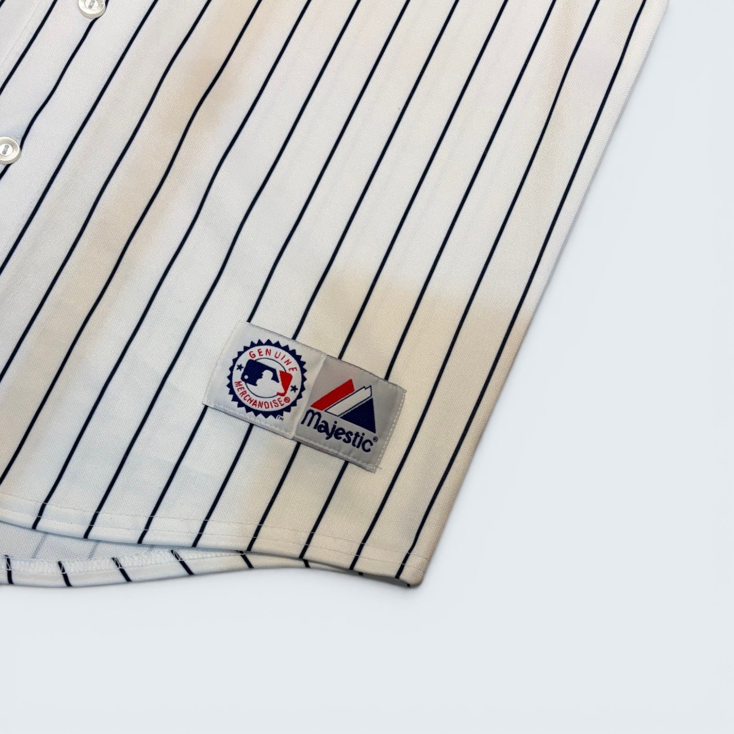 Majestic - Minnesota Twins Morneau #33 Pinstripe Baseball Jersey - Size Unknown