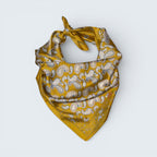 Paisley Print Silk Like Scarf