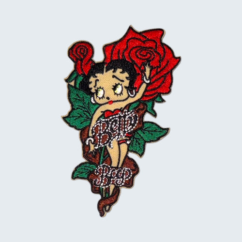Betty Boop Rose Patch – Patch, STOXX THRIFT & VINTAGE