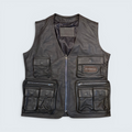 Givenchy Leather Cargo Vest