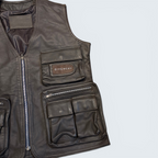Givenchy Leather Cargo Vest