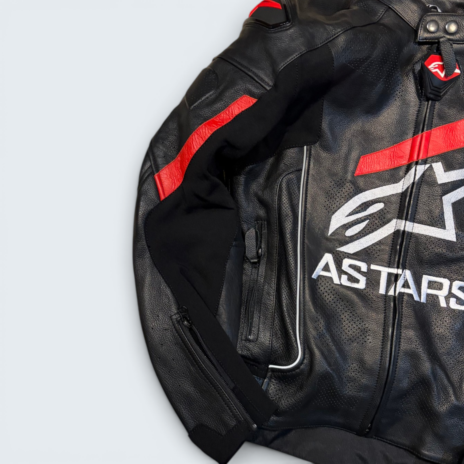 Alpinestars Supertech R Leather Moto Jacket — Size USA 50