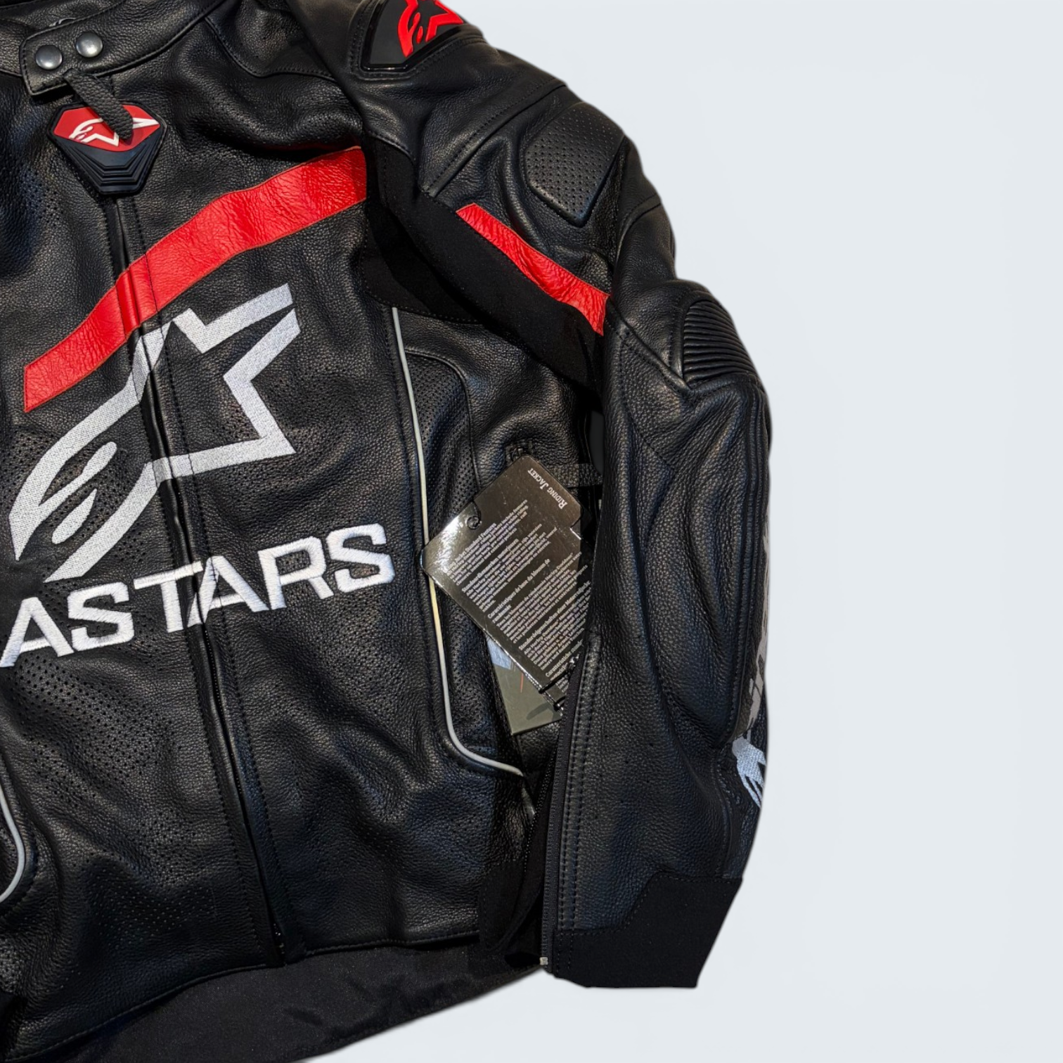Alpinestars Supertech R Leather Moto Jacket — Size USA 50