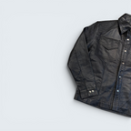 Leather Naturally Trucker-Style Leather Jacket — Size L