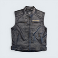 Harley-Davidson Riding Gear Leather Vest — Size L