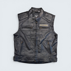 Harley-Davidson Riding Gear Leather Vest — Size L