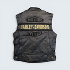 Harley-Davidson Riding Gear Leather Vest — Size L