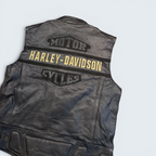 Harley-Davidson Riding Gear Leather Vest — Size L