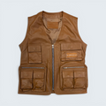 Givenchy Leather Cargo Vest