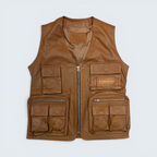Givenchy Leather Cargo Vest